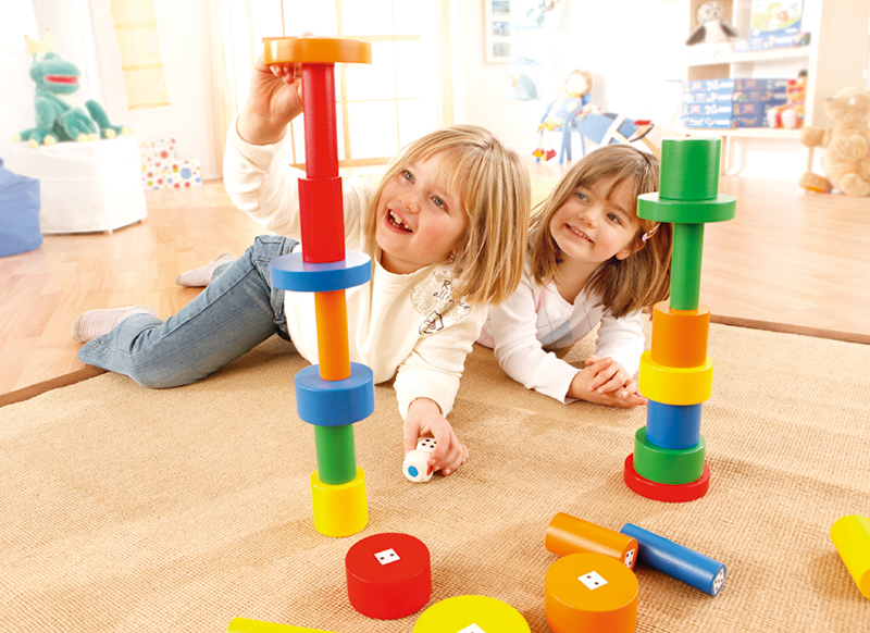 Spel - Beleduc - Torreta - toren bouwen - gezelschapsspel - per spel