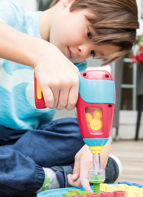 Schroefmachine - Educational Insights Design & Drill Power Drill - vijsmachine - kids - schroevenatelier - per stuk