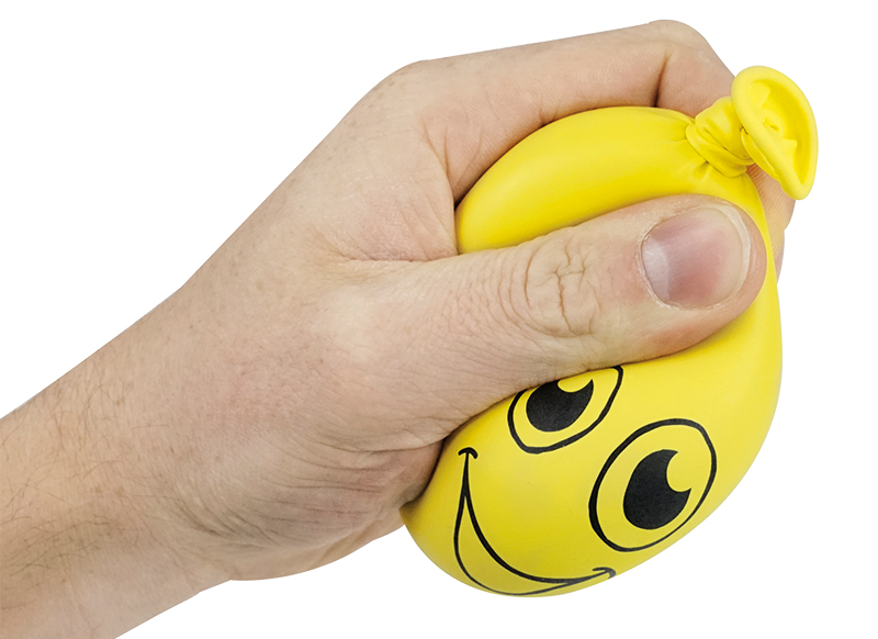 Fidget - Stressbal Smiley - concentratie - anti-stress - per stuk
