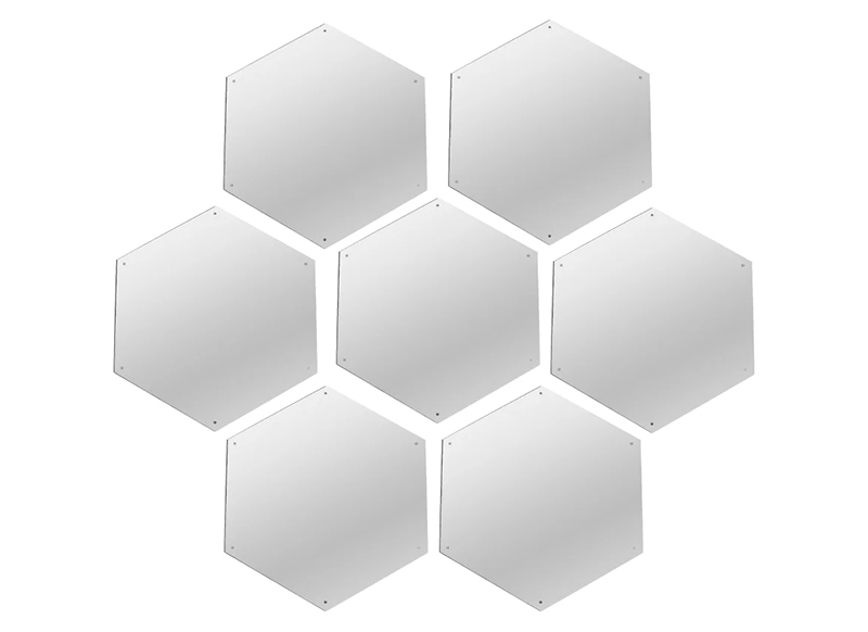 Spiegels - veiligheidsspiegel - hexagonaal - per stuk