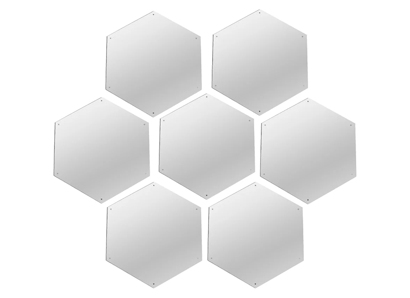 Spiegel - veiligheidsspiegel - Arte Viva Child Safe Mirror - 57,5 x 50 cm - hexagon - per stuk