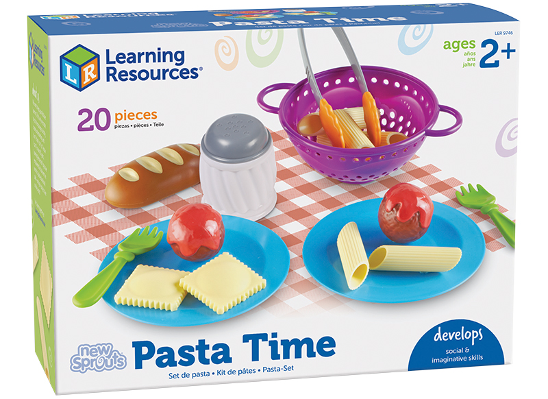 Speelgoed - imitatievoeding - Learning Resources New Sprouts Pasta Time - set van 20 assorti