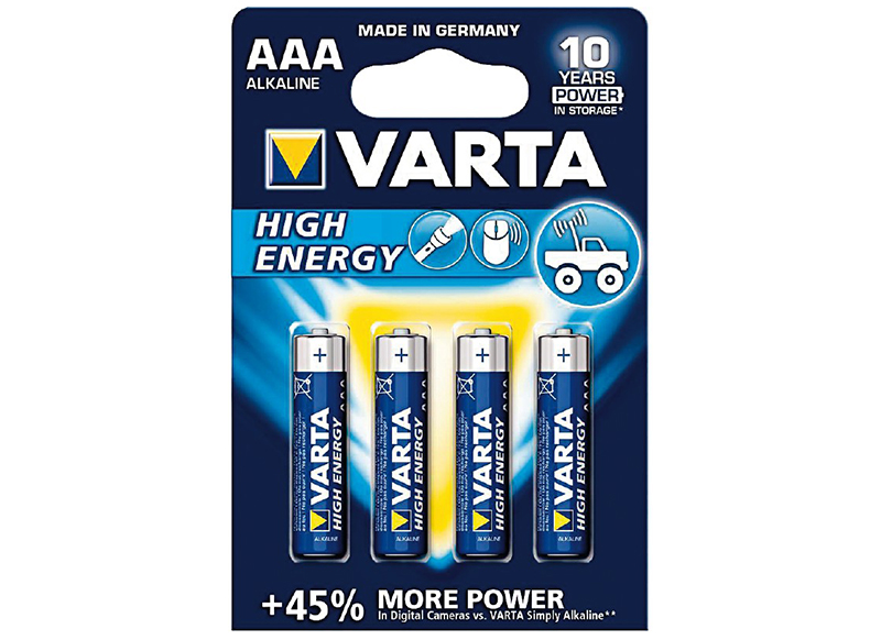 Batterijen - Varta Longlife Power - AAA - set van 4