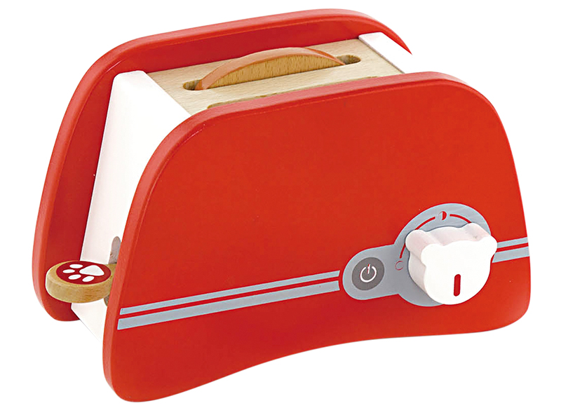 Kookset - eetset - broodrooster - hout - keuken - per stuk