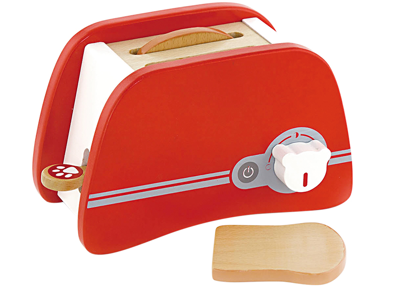 Kookset - eetset - broodrooster - hout - keuken - per stuk