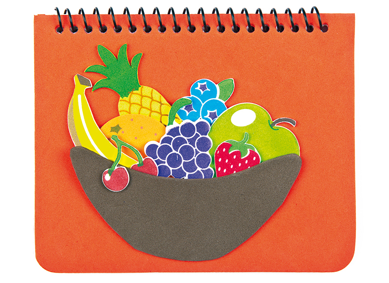 Foam - stickers - fruit - set van 120