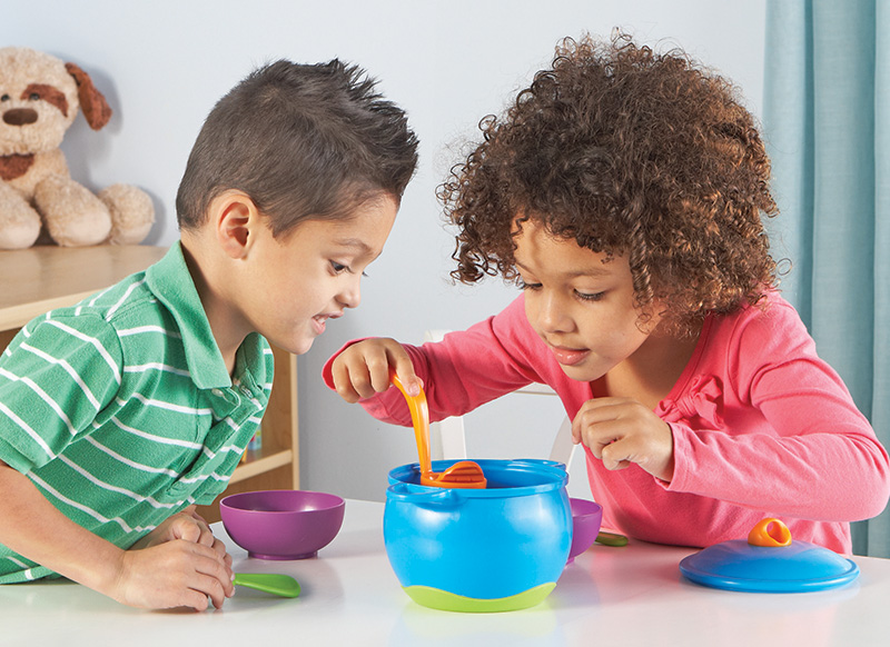 Speelgoed - imitatievoeding - Learning Resources New Sprouts Soup's On! - eetset - soep - per set