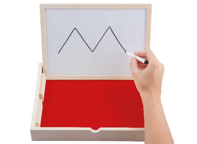 Pre-schrijven - multisensorisch schrijfbord