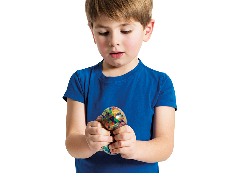 Bal - knijpbal - Stimove - anti-stress bal met waterparels - set van 6