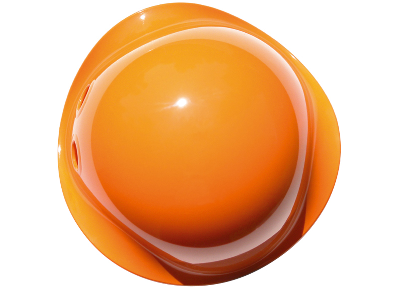 Bewegingsschelp - Moluk Bilibo - 39 x 39 x 22 cm - oranje - per stuk