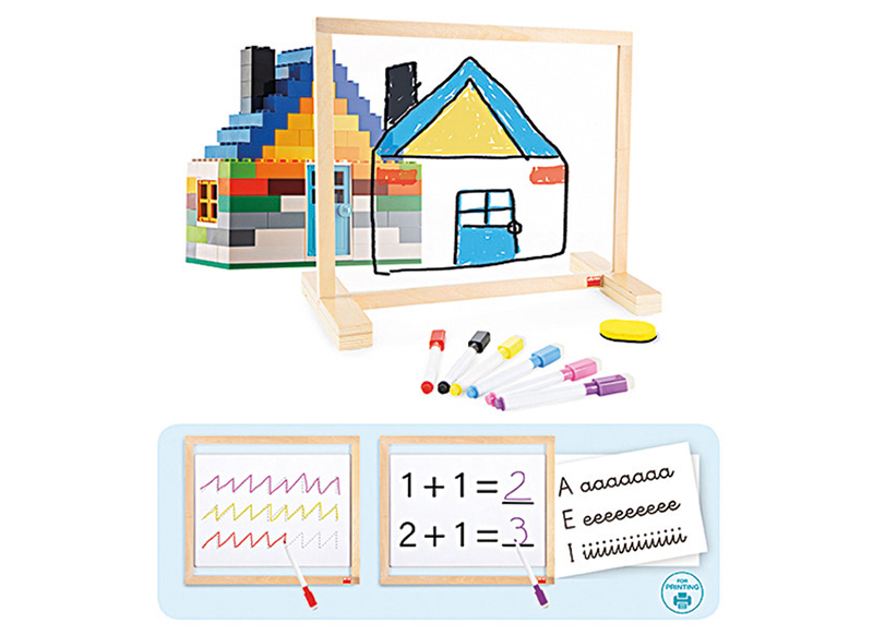 Bord - schrijfbord - Akros The Magic Window - hout - transparant - per stuk
