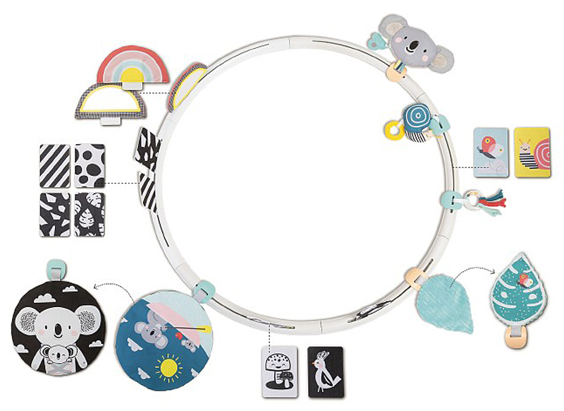 Parkspeeltje - Taf Toys - all around me activity hoop - hoepel met toebehoren