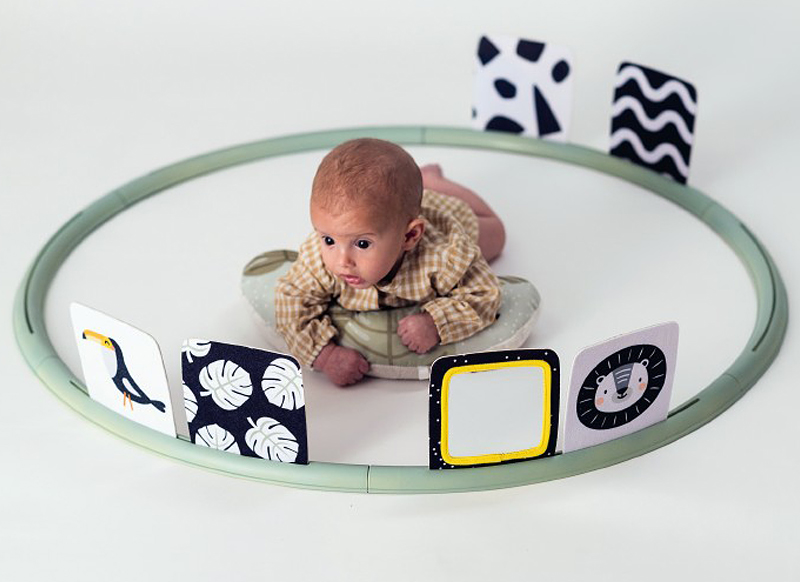 Parkspeeltje - Taf Toys - tummy-time trainer - hoepel met toebehoren