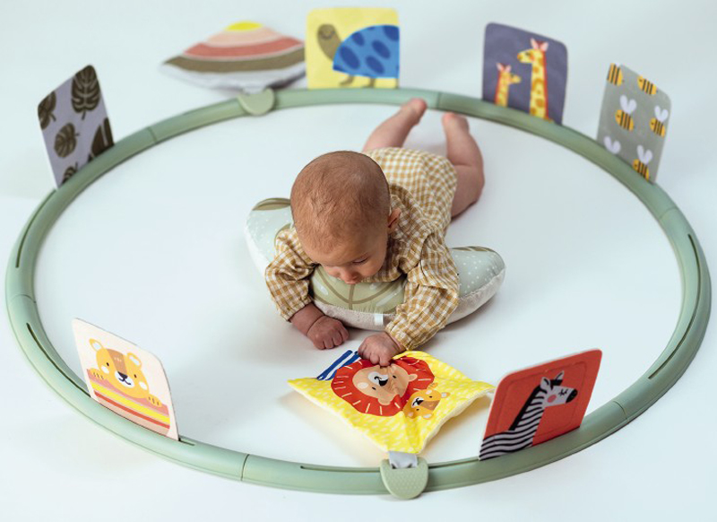 Parkspeeltje - Taf Toys - tummy-time trainer - hoepel met toebehoren