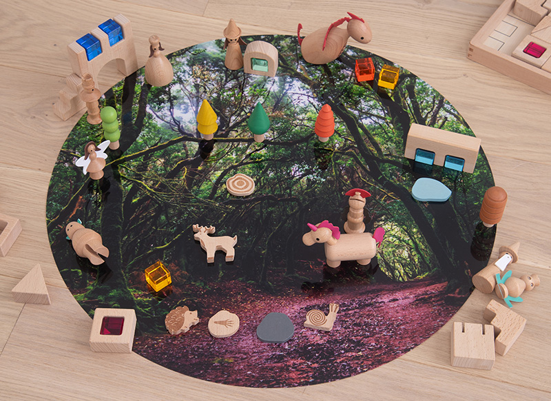 Lichttafel - Commotion Education - Tickit - speelmat - discovery mat - forest - per stuk