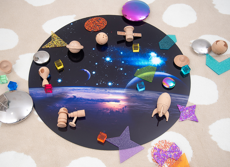 Lichttafel - Commotion Education - Tickit - speelmat - discovery mat - space - per stuk