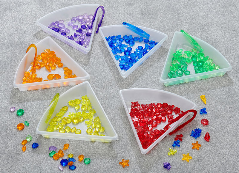 Sorteren - schotels - Tickit - kunststof - set van 6