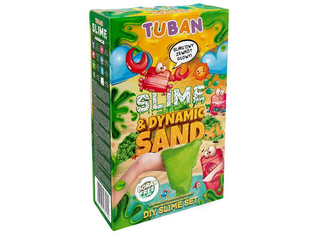 Sensoryplay - slijm - Tuban - slime & dynamic sand XXL - per set