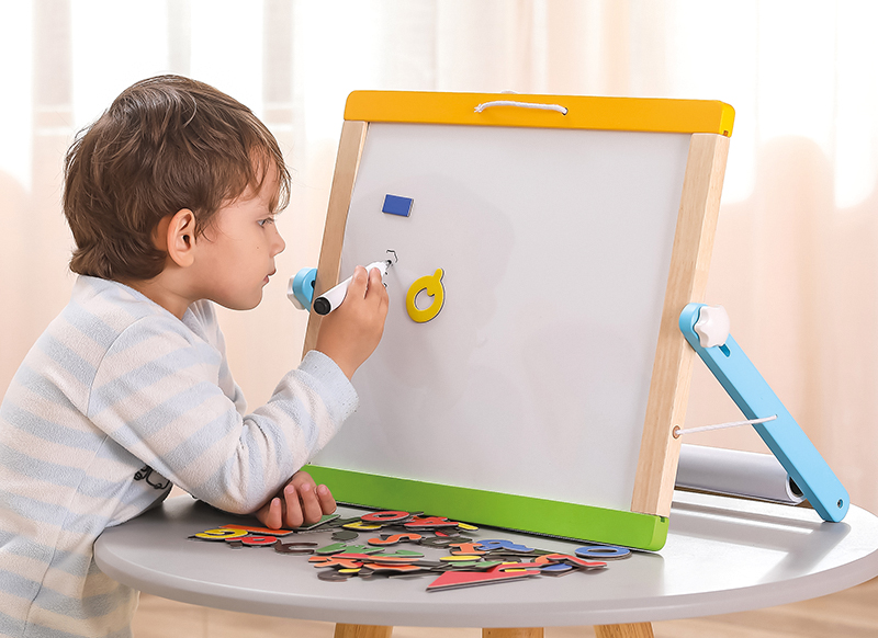 Bord - magneetbord - whiteboard - krijtbord - Viga - 51 x 42 x 3 cm - per set