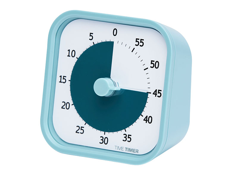 Timer - Time Timer MOD Home Edition - 9 cm - blauw - per stuk