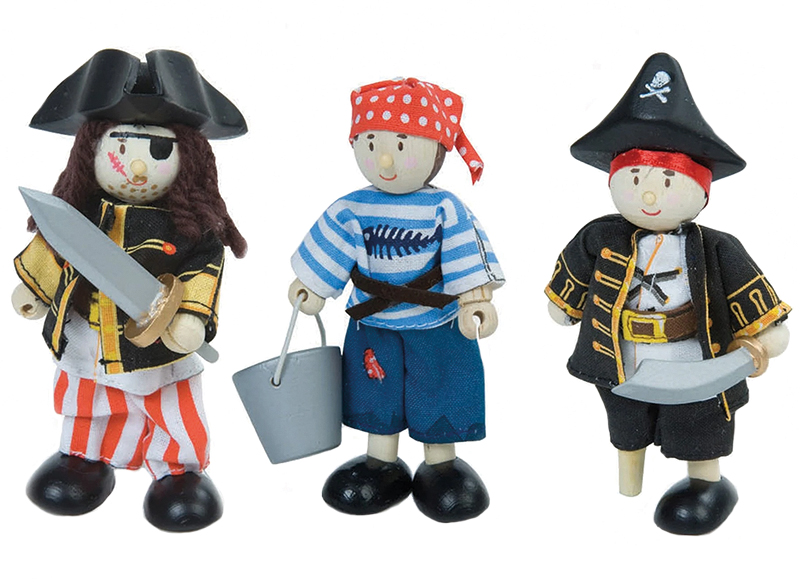 Piraten - Letoyvan -  piraten b - set van 3