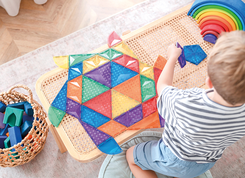 Bouwset - Connetix Rainbow Shapes Expansion Pack - vormen - magnetisch - set van 36 assorti