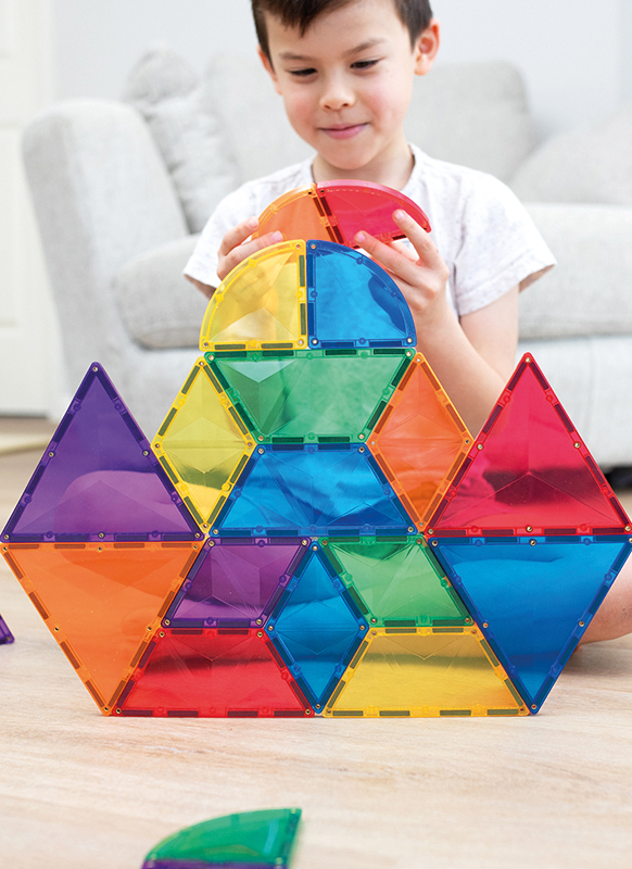 Bouwset - Connetix Rainbow Shapes Expansion Pack - vormen - magnetisch - set van 36 assorti