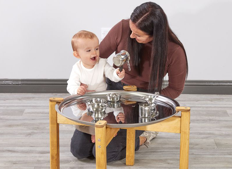 Speeltafel - sensorisch - magnetische spiegel - per stuk