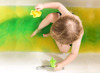 Sensorisch - Zimpli Kids Play Water Colours - rood, blauw en geel - gekleurd water - bad - set van 45 assorti