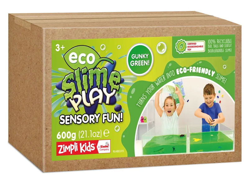 Sensorisch - Zimpli Kids Slime Play Sensory Fun! - rood, groen en blauw - slijm - set van 12