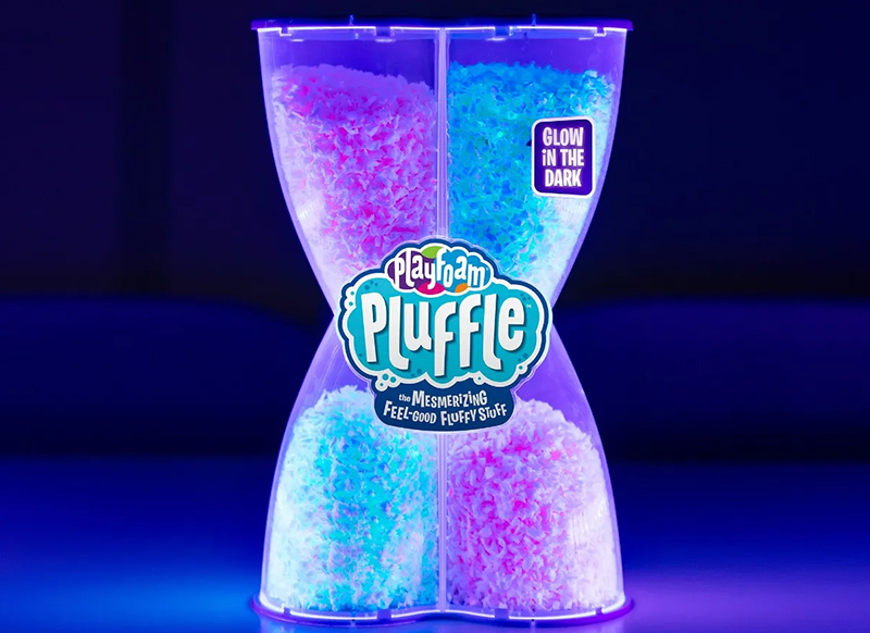 Sensoryplay - Educational Insights Playfoam Pluffle Twist Glow In The Dark - per stuk