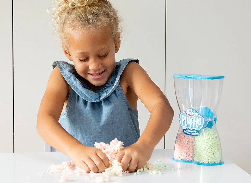 Sensoryplay - Educational Insights Playfoam Pluffle Twist Glow In The Dark - per stuk
