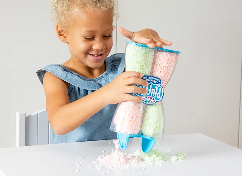Sensoryplay - Educational Insights Playfoam Pluffle Twist Glow In The Dark - per stuk