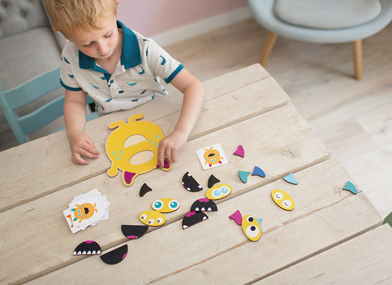 Spel - Monster Twins - hout - per spel