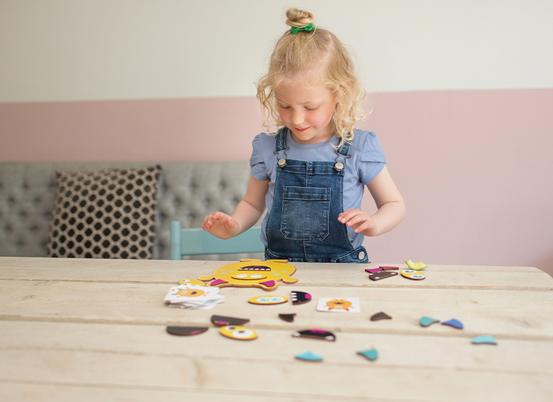 Spel - Monster Twins - hout - per spel