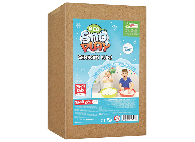 Sensorisch - Zimpli Kids Sno Play Sensory Fun! - sneeuw - per set