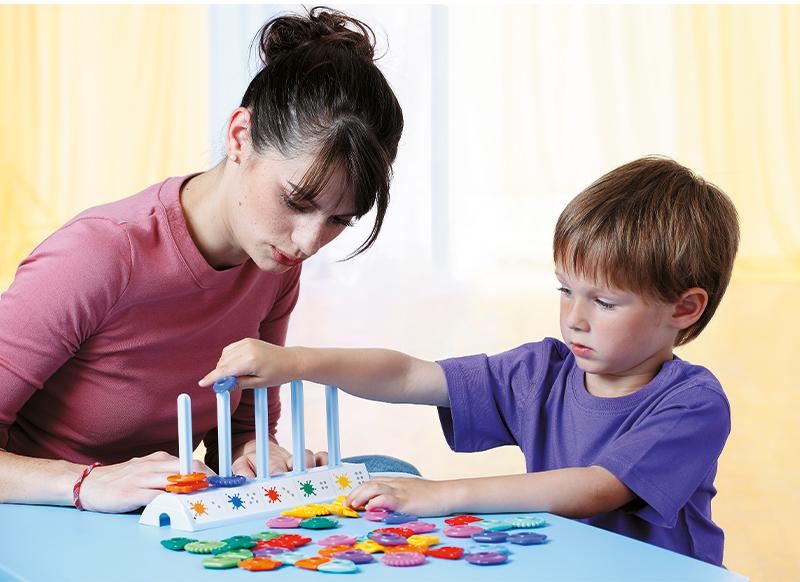 Kleur en vorm - Nathan Atelier Abacus 2 - per spel