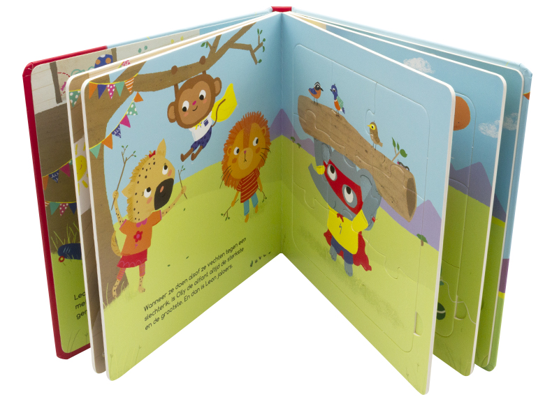 Boek - puzzelboek - leon is boos - per stuk