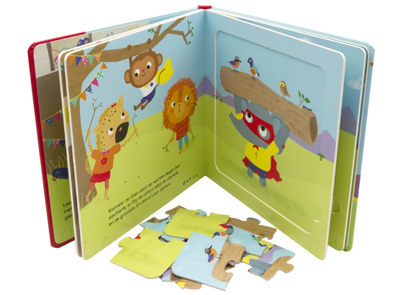 Boek - puzzelboek - leon is boos - per stuk