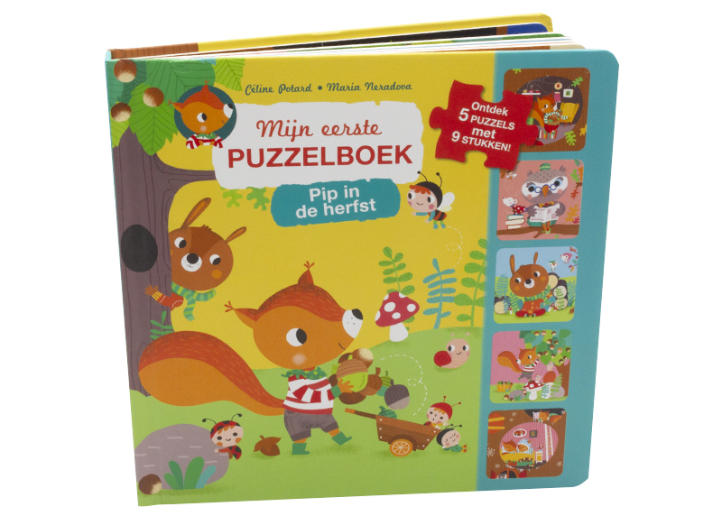 Boek - puzzelboek - pip in de herfst - per stuk
