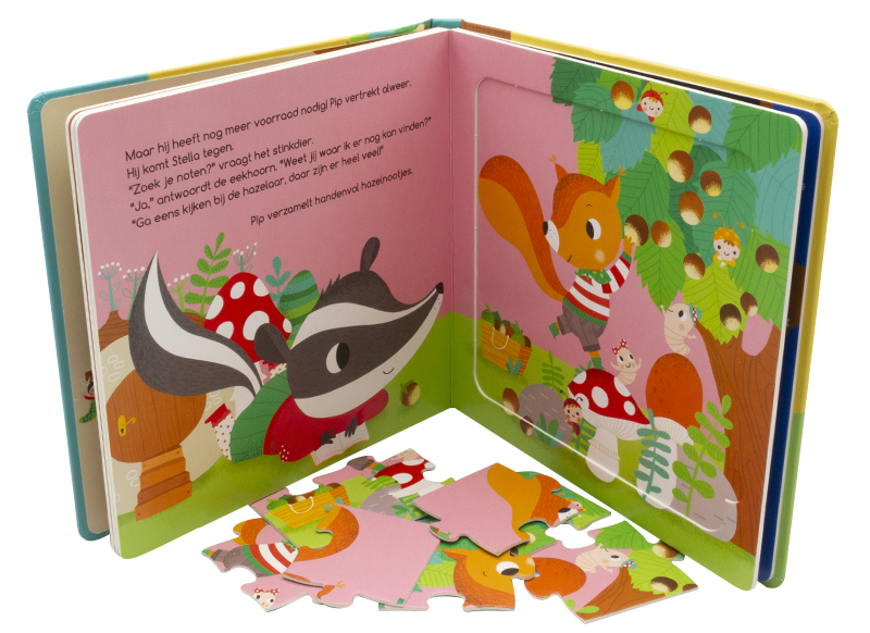 Boek - puzzelboek - pip in de herfst - per stuk
