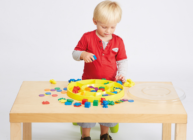 Sorteerspel -  EDX Education - sorteerset - tray - accessoires - set van 133 assorti
