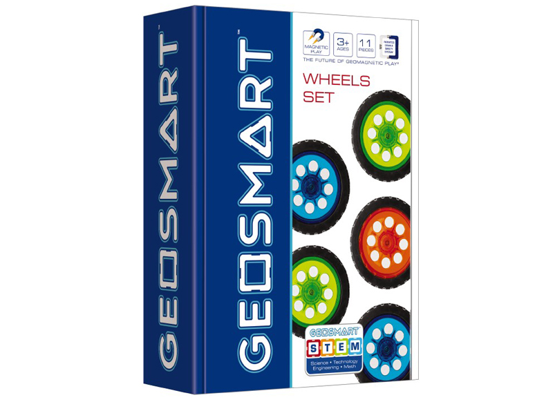 Constructie - magnetisch - geosmart - wheels set