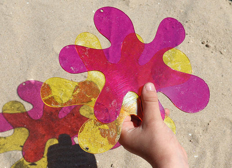 Snoezelmateriaal - commotion education - visueel - splats - set van 10