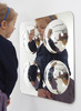 Spiegel - vervormspiegel - 4-bollenspiegel - 49 cm - per stuk