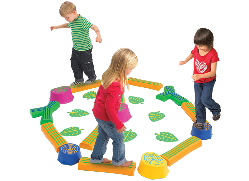 Balanceren - EDX education - bosomloop - parcours - set van 22 assorti