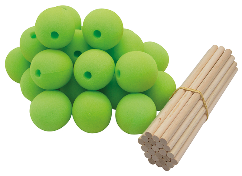 Ritmiekstokken - bewegen - handige handen - stokken - set van 24