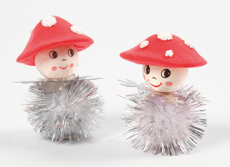 Pompons - opaak - glitter - gekleurd - 15-40 mm - decoratie - set van 400 assorti
