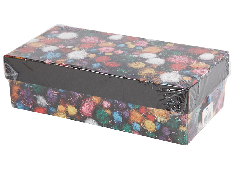 Pompons - opaak - glitter - gekleurd - 15-40 mm - decoratie - set van 400 assorti