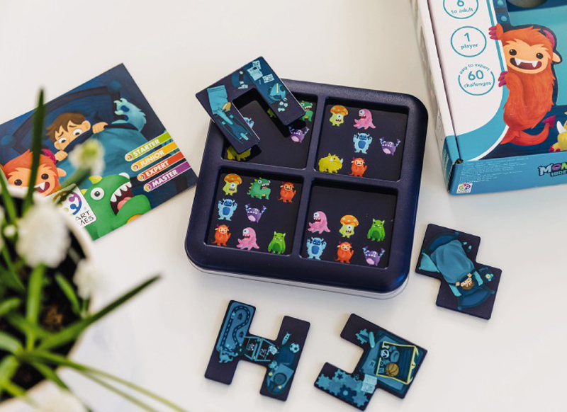 Denkspel - SmartGames Monsters Hide & Seek - per spel